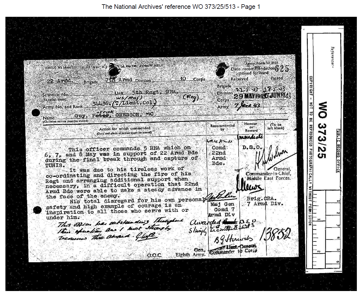 Original citation document